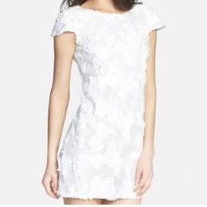 Dress The Population White Sequin Mini Dress